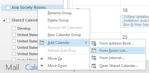 Adding Calendars to Outlook – Asia Society